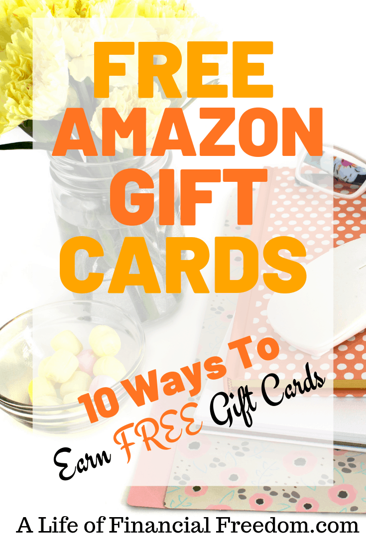 10 AMAZING WAYS TO EARN FREE AMAZON GIFT CARDS