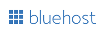 Bluehost logo in blue