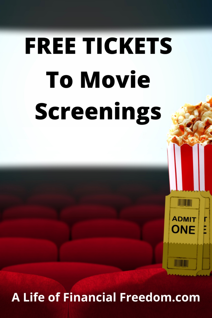 Free Tickets to Movie Screenings