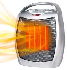 portable heater with hot heat blasting out.