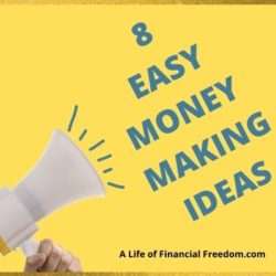 Bull horn showing 8 easy money making ideas
